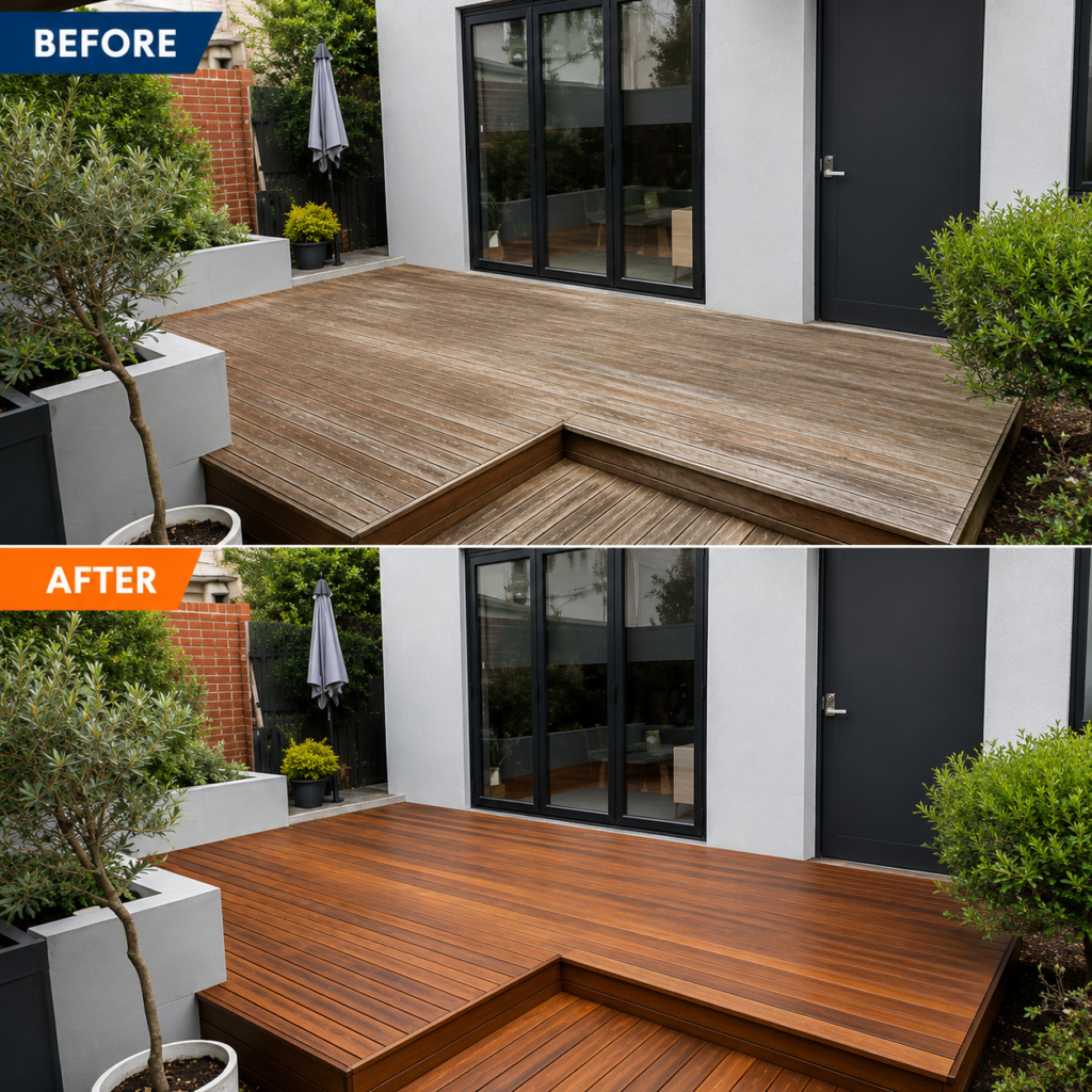 deck staining