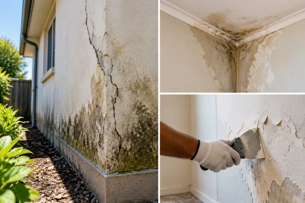 Wall Cracks And Damp Walls Adelaide